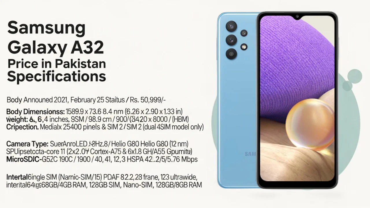 Samsung Galaxy A32 Price in Pakistan